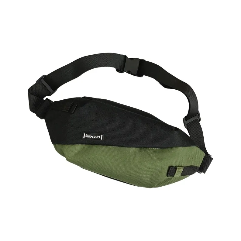 PULUWIRR Oxford Men's Sports Cycling Bag Fanny Pack Small Backpack Regular Unisex White/Black/Green/Blue-8