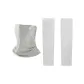 Light Gray Mask+White Cooling Arm Sleeves