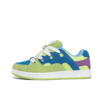 HOMDOON Anti Slip Wear Resistant Low Top Skateboard Shoes Unisex Multicolor