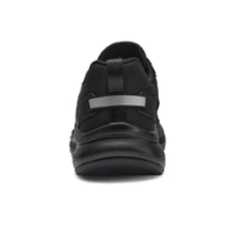 Skechers Cushioned Wear Resistant Water Resistant Low Top Casual Running Shoes Women's Black-4