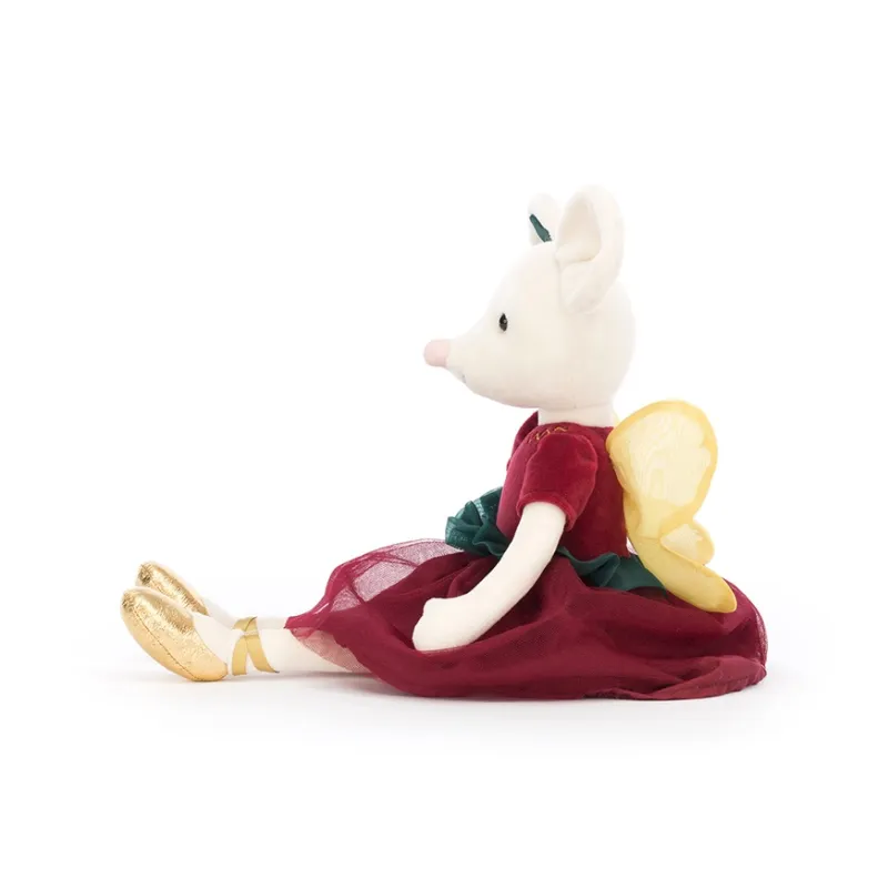 JELLYCAT Animal Sugar Plum Fairy Mouse Dolls Plush Doll 34cm/25cm Height-1