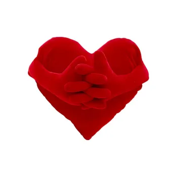 IKEA FAMNIG HJÄRTA Famnig Heart Red Dolls Plush Doll 101cm Height