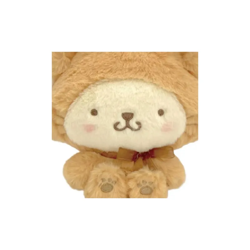 Sanrio Pompompurin NAKAJIMA Kitten Coat Dolls Plush Doll 16cm High-2