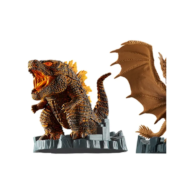 BANPRESTO Godzilla Glass Factory 2019 King Of Monsters+King Ghidorah Set Bonus Gift Scale Figures-5