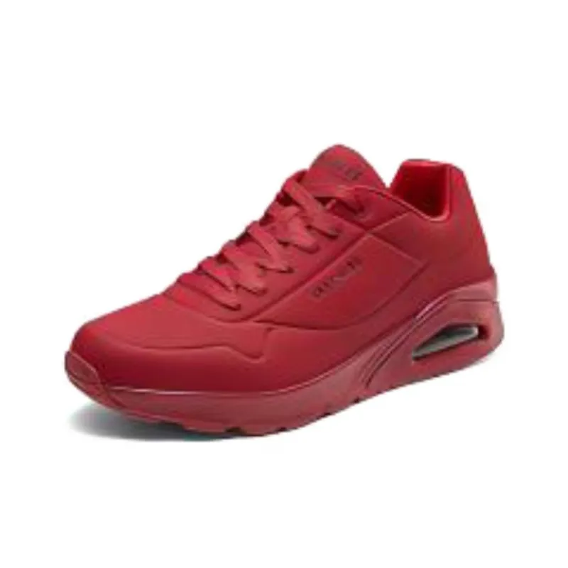 Skechers Uno Cushioning Low Top Casual Shoes Men's Red-3