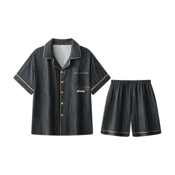 Lan Miao Pajama Set Men's Black