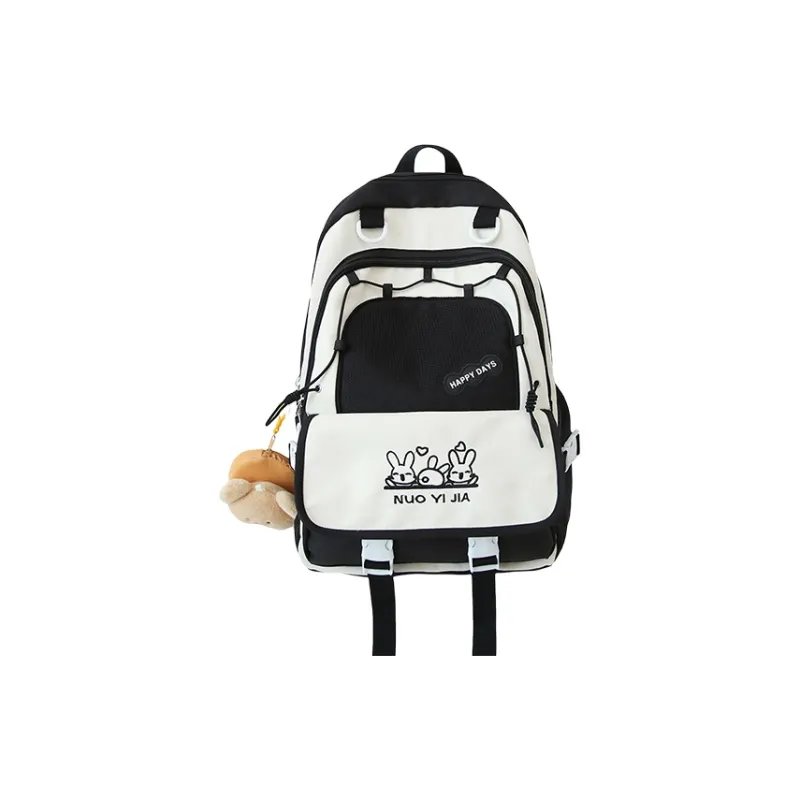 HACIN Nylon Backpack Regular Women's Multicolor-3