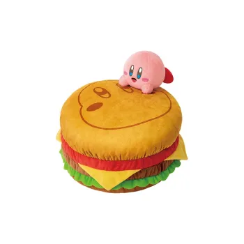 BANPRESTO x Ichiban Kirby KIRBY'S BURGER A Prize Dolls Plush Doll 30cm High