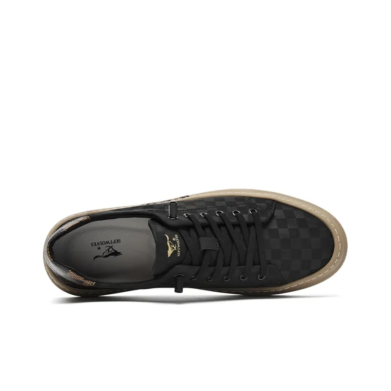 SEPTWOLVES Durable Breathable Lightweight Low-Top Canvas Shoes Men's-4