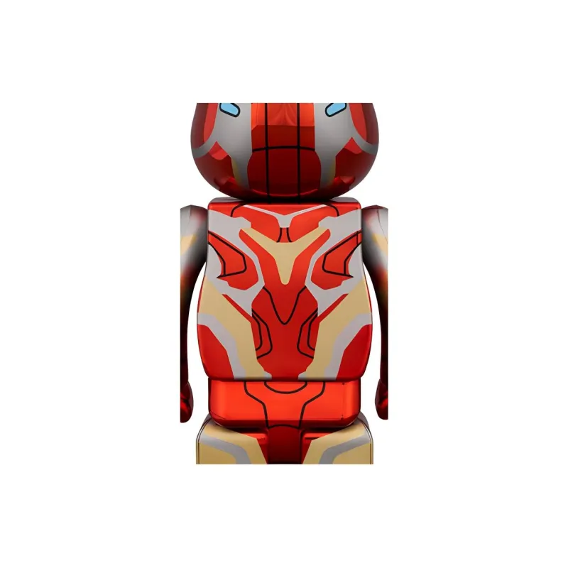 BE@RBRICK Marvel The Infinity Saga Iron Man Mark85 Chorme-2