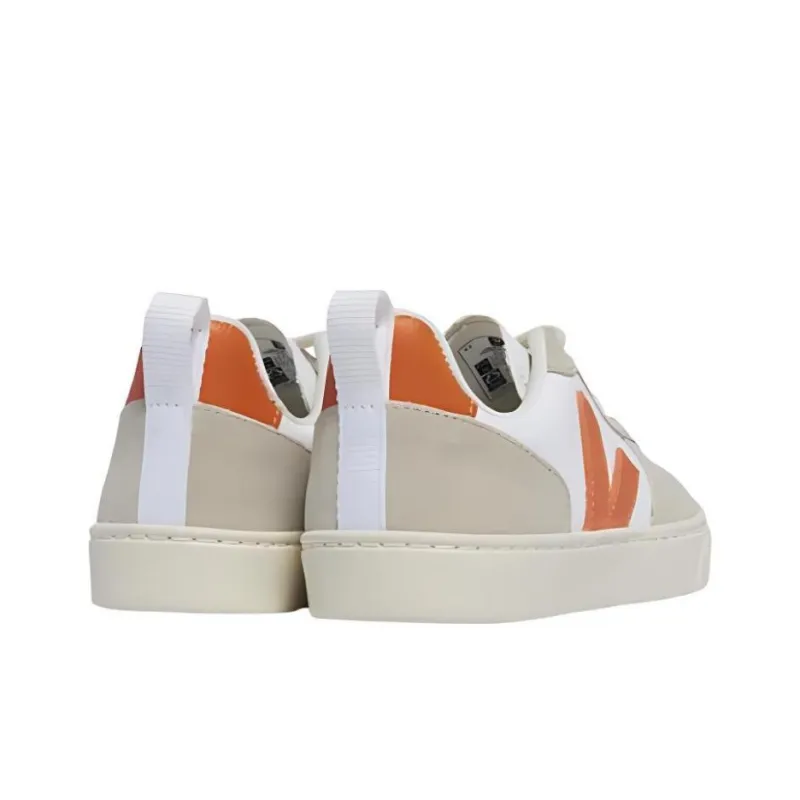 VEJA V 10 ChromeFree Low Top Skateboard Shoes Women's Almond-4