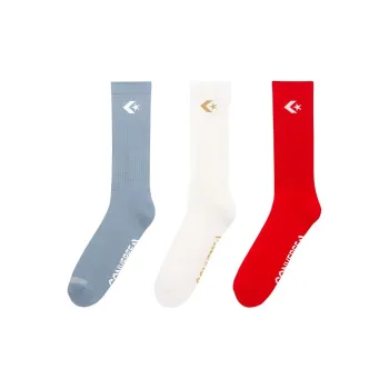 Converse 3-Pack Classic Star Chevron Crew Socks