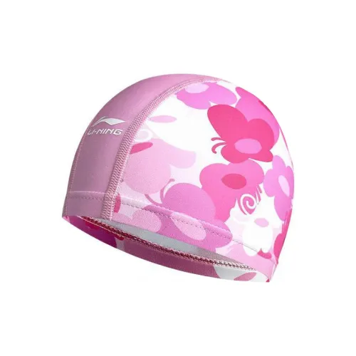 LiNing Swimming Caps Fabric Women's 23-26CM Pink