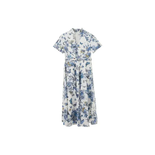 LANCY Short-Sleeved Dresses Women's Paris Blue