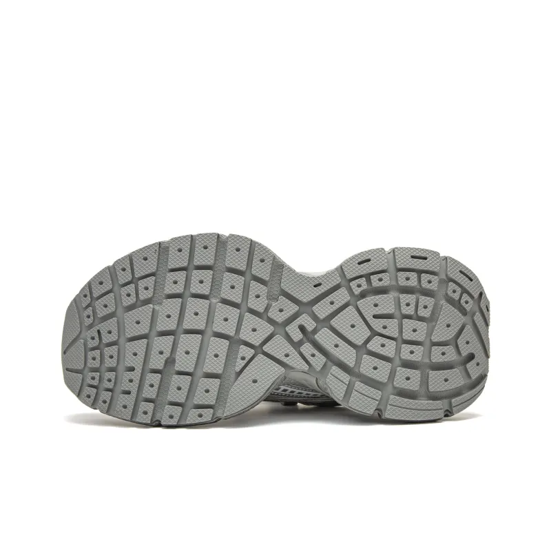 Youthloser Anti Slip Wear Resistant Breathable Height Increasing Low Top Chunky Sneakers Unisex Space Silver-5