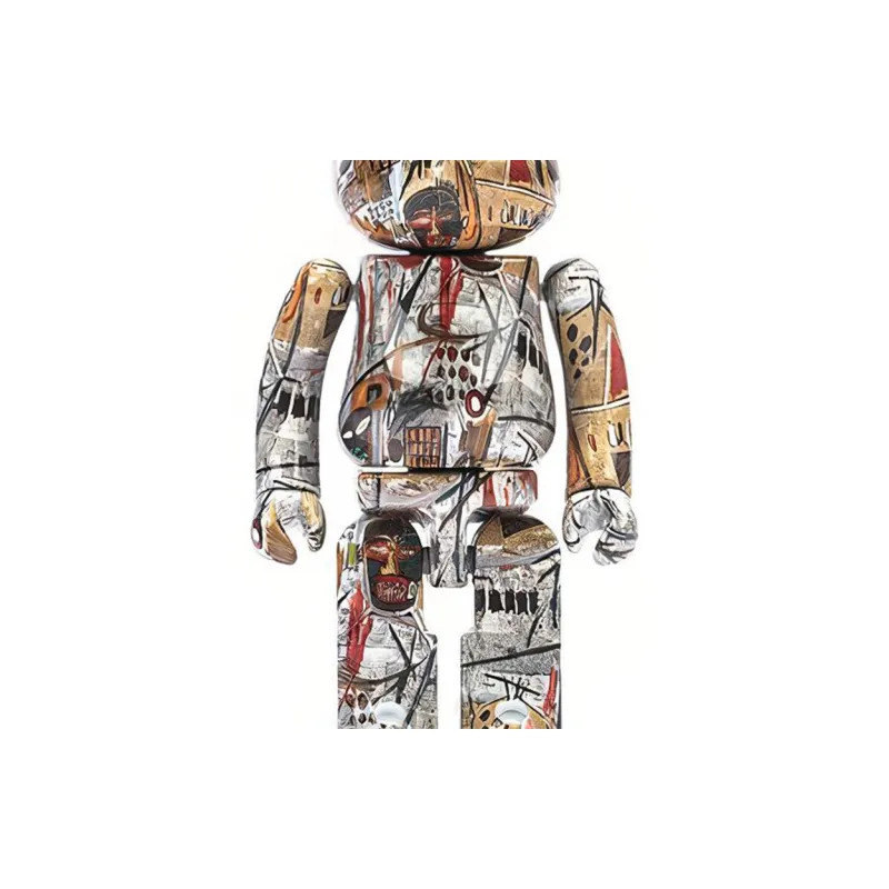 BE@RBRICK 200% Artistic Collection Ultra Alloy Collection Jean Michel Basquiat Ultra Alloy Trendy Figures 14.5cm-3