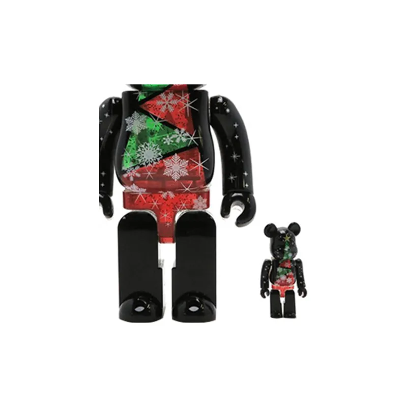 Bearbrick 2017 Xmas Stained Glass Tree Ver. 2 Black-3