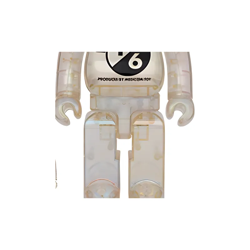 Bearbrick project 1/6 BLACK CLEAR CHROME 100％ & 400％-1
