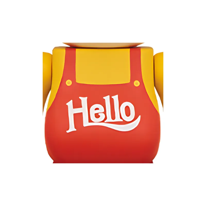 Bearbrick Peko chan Vintage Hello-2