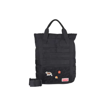 KENZO Polyester With Nylon Tote Bag Shopping Bag Shoulder Bag Handbag Men's Black