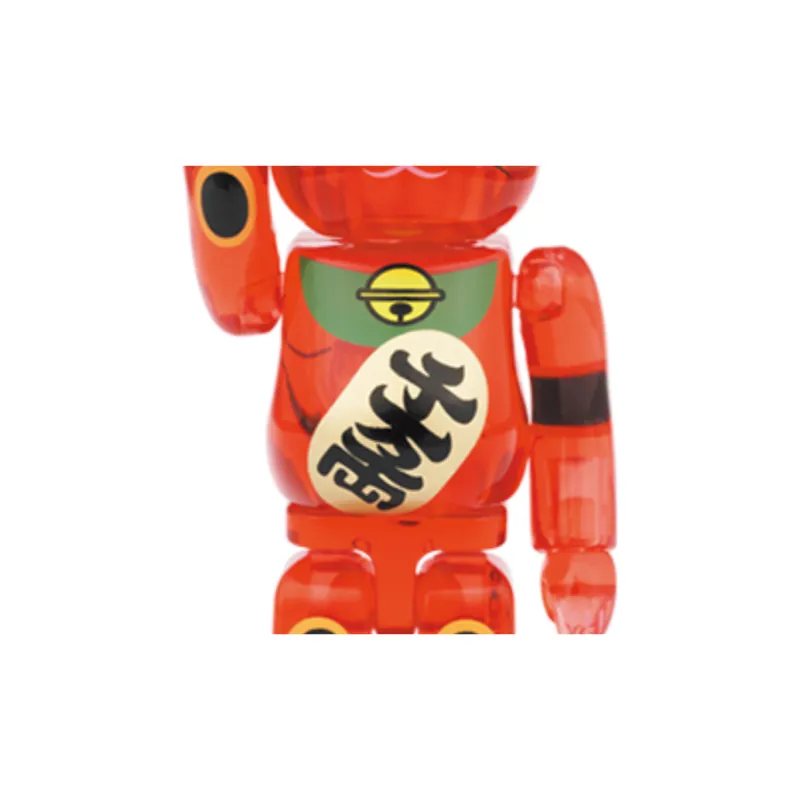 Bearbrick Maneki Neko Plum Transparent Red-2