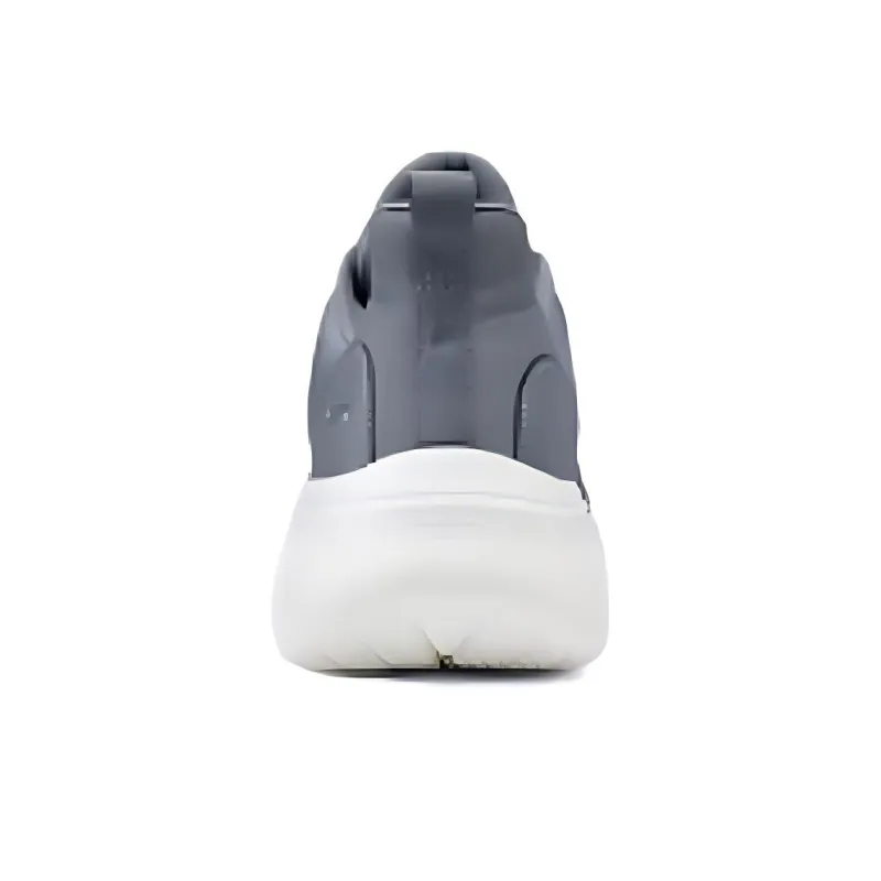 Skechers Cushioning Slip Resistant Breathable Rebound Low Top Running Shoes Men's Gray-3
