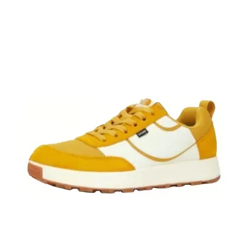 THE NORTH FACE Cushioning, Wear Resistant Low Top Casual Shoes Unisex Yellow White