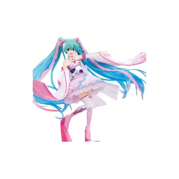 BANPRESTO Hatsune Miku Glass Factory 2019 Kimono Bonus Gifts