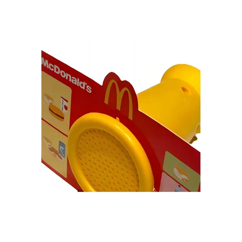 McDonald's Kids Set Dailu Speed Dining Room Ordering Microphone Yellow Toys-3