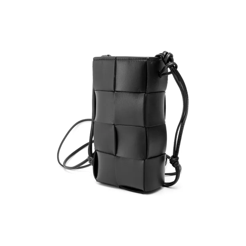Bottega Veneta Mini Cassette Crossbody Black-2
