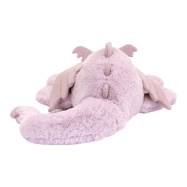 JELLYCAT Lavender Dragon Stuffed Animal-3