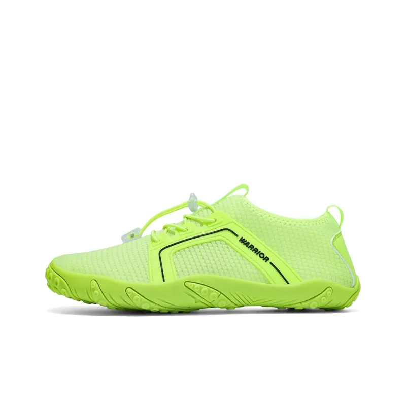 WARRIOR Casual Shoes Unisex Low Top Pink/Green/Neon Green/Black-16