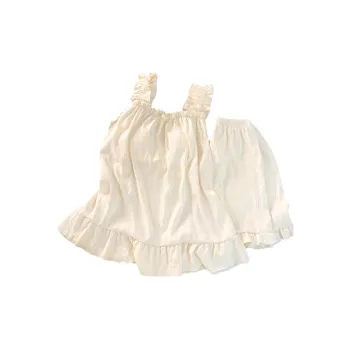 Maultiay Pajama Set Women's Apricot