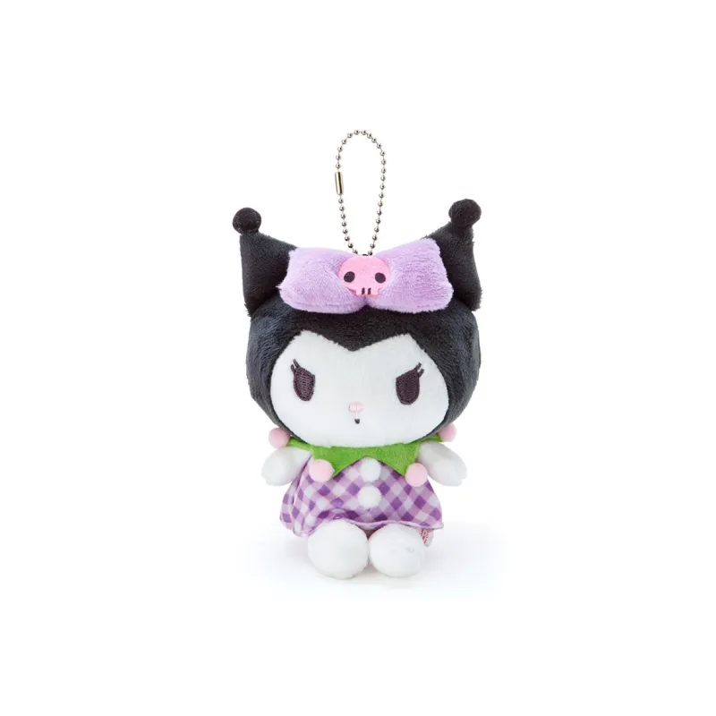 Sanrio Kuromi Flower Styling Dolls Plush Pendant 16.7cm Height-2