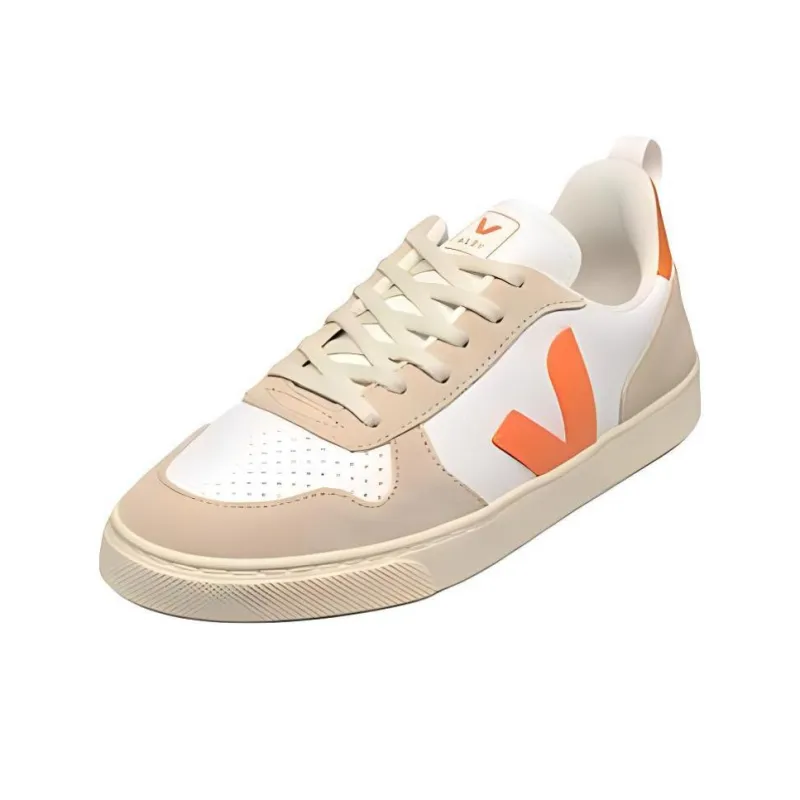 VEJA V 10 ChromeFree Low Top Skateboard Shoes Women's Almond-1