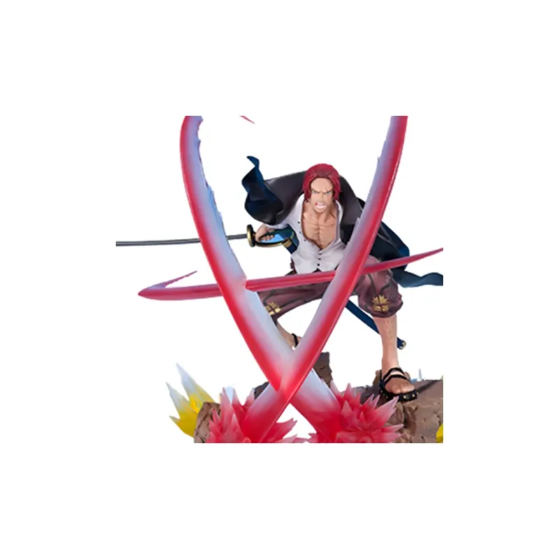 BANDAI Shanks Bandai Figurarts Zero One Piece Dominant Red Hair Ultra Battle Scale Figures-3