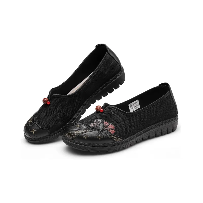 Strongman 3515 Women's Casual Shoes Black Red-4