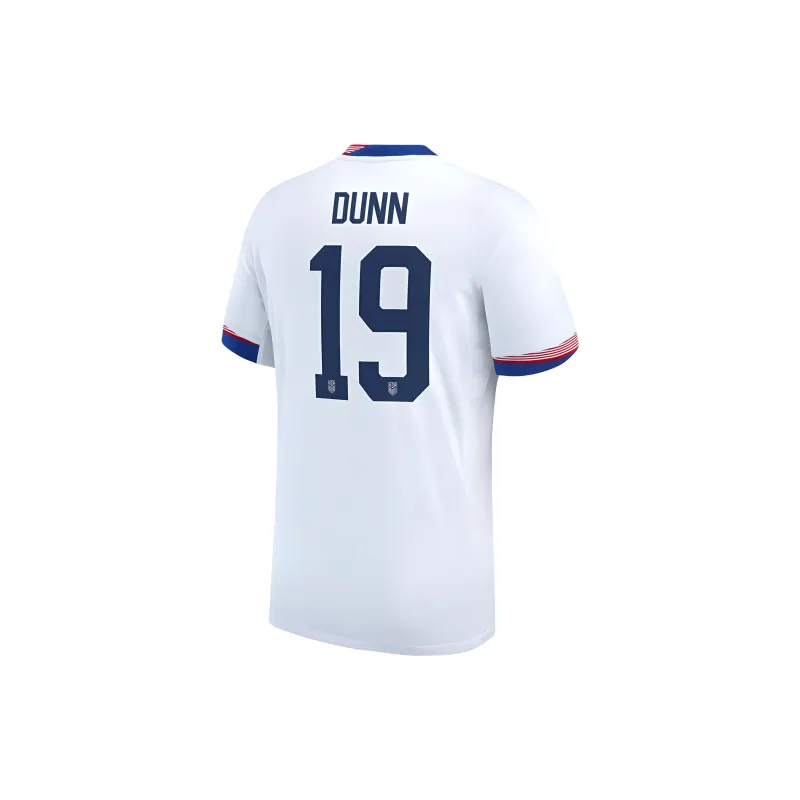 Nike Crystal Dunn USWNT 2024 Stadium Away Soccer Jerseys Men's White-1