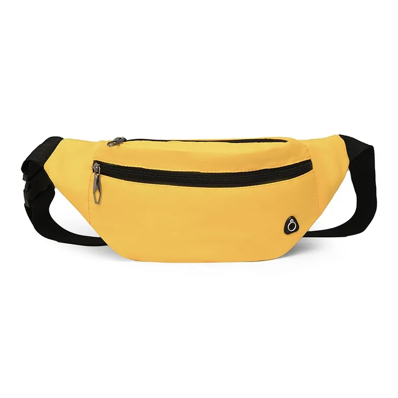 BALANG Water Resistant Fabric Fanny Pack Sling Bags Regular Unisex Blue/Yellow/Black/Red/Pink/Green/Gray-2