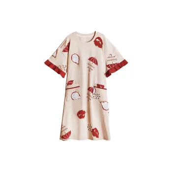 Flowers In Water Nightgown Women's Skin