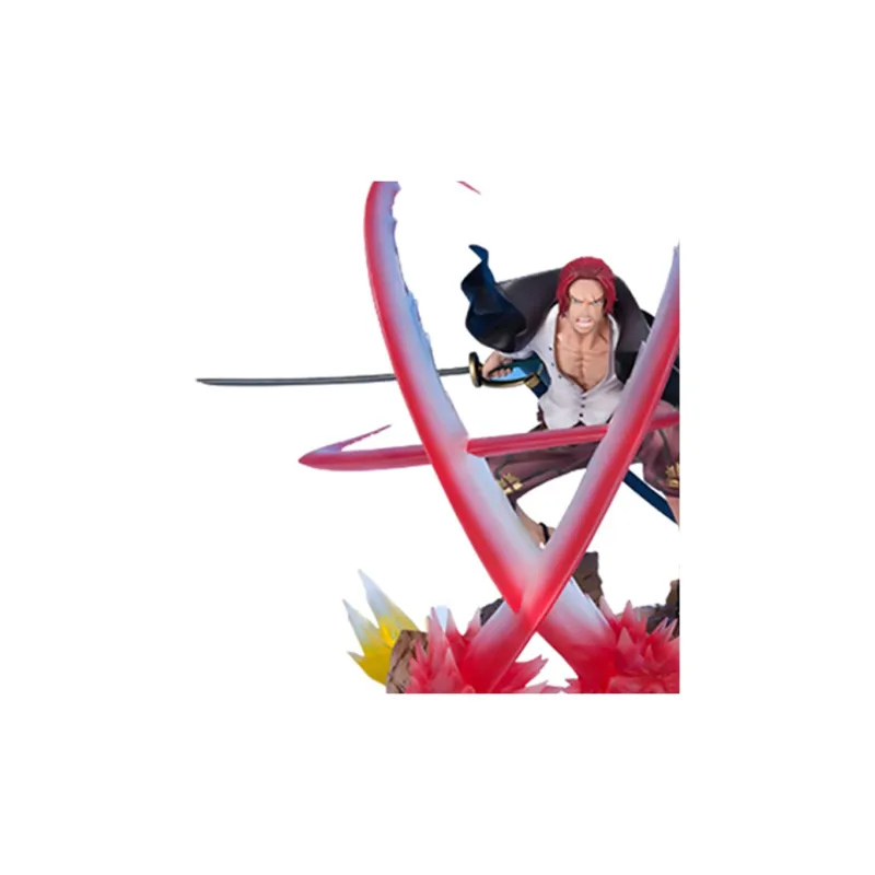 BANDAI Shanks Bandai Figurarts Zero One Piece Dominant Red Hair Ultra Battle Scale Figures-4