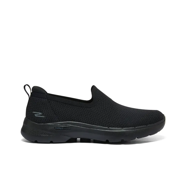 Skechers Cushioning Anti Slip Wear Resistant Breathability Low Top Casual Running Shoes Women's Black-1
