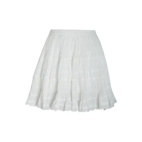 Little pull Casual Short Skirts Women's White