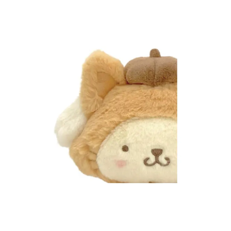 Sanrio Pompompurin NAKAJIMA Kitten Coat Dolls Plush Doll 16cm High-3