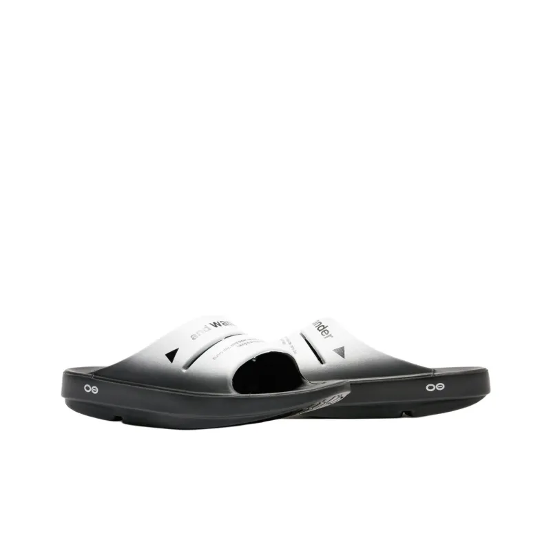 OOFOS x And Wander Slide Slippers Men's Black-2