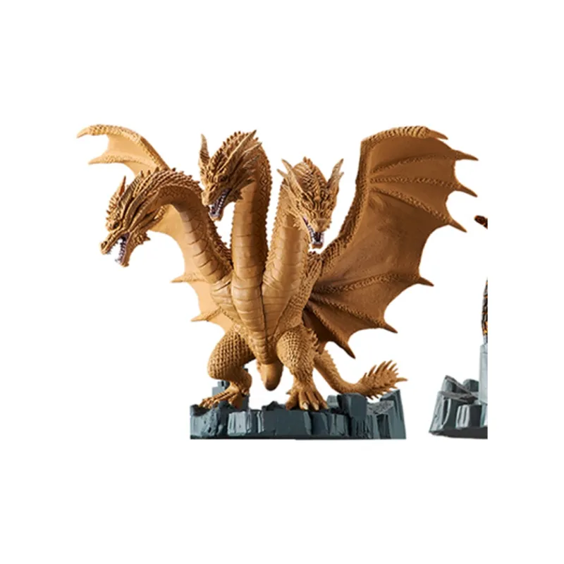 BANPRESTO Godzilla Glass Factory 2019 King Of Monsters+King Ghidorah Set Bonus Gift Scale Figures-4