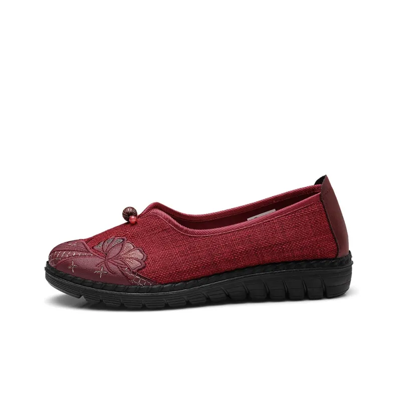 Strongman 3515 Women's Casual Shoes Black Red-5