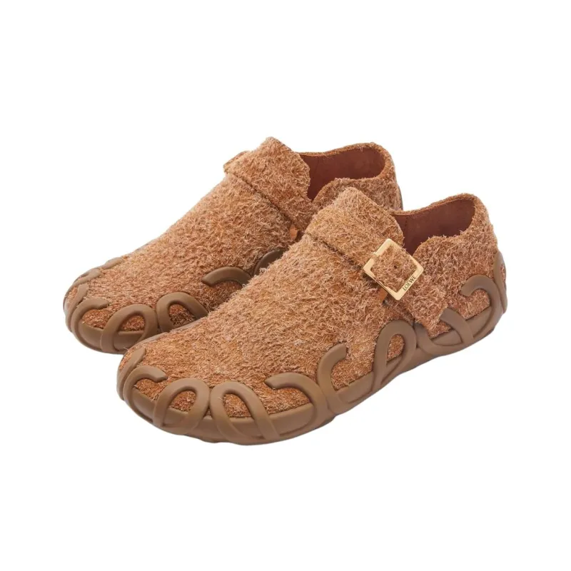 LOEWE Rise Casual Single Shoes Women's Tan-2