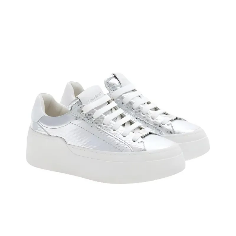 FERRAGAMO Wedge Metallic Plaftorm Sneakers-2