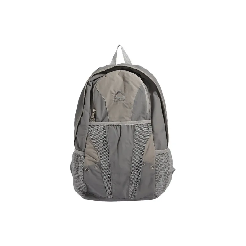 S.REPHEN Nylon Backpack Regular Unisex Gray/Black/Yellow-6